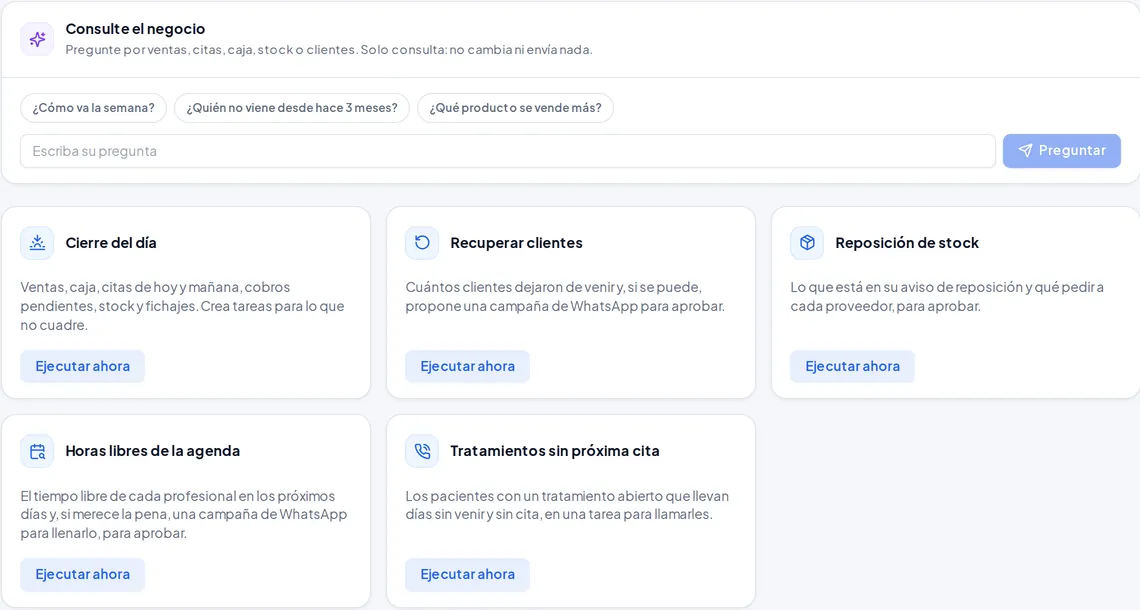 El agente de IA de Kairox con sus procesos